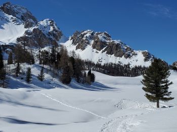 Trail Snowshoes Ceillac - ceillac ste Anne lac mirroir 11kms 486m - Photo