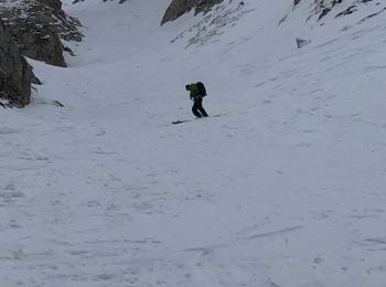 Randonnée Ski de randonnée Bellevaux - Col de Chalune couloir Nord - Photo