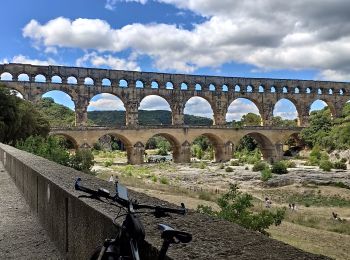 Randonnée Vélo électrique Uzès - Vers le pont du Gard par la voie verte - Photo