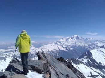 Percorso Sci alpinismo Bourg-Saint-Maurice - pointe de la combe neuve et Roc de l'enfer - Photo