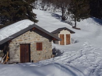 Tocht Sneeuwschoenen La Léchère - Lac Arpettaz et crête du Grand Plan - Photo