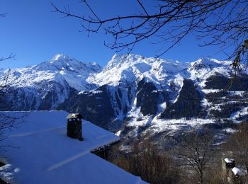 Trail Snowshoes Sainte-Foy-Tarentaise - ste foy les charmettes - Photo