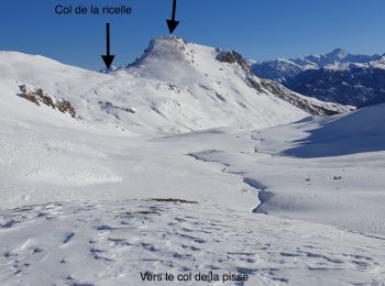 Tour Skiwanderen Puy-Saint-André - rocher blanc - Photo