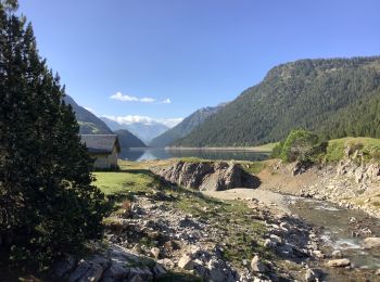 Tocht Stappen Aragnouet - Le lac de l'Oule variante en passant par le bas du barrage - Photo