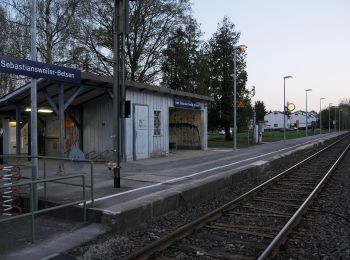Tocht Te voet Gomadingen - Zugangsweg - Mössingen - Weg-2 - Bahnhof Belsen - Dreifürstenstein - Photo