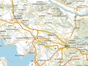 Trail Road bike Aix-en-Provence - Aix Pelissanne 700m+ - Photo