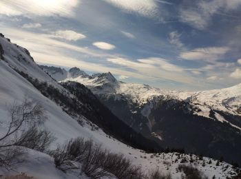 Tocht Ski randonnée Les Contamines-Montjoie - tricotage vers la pointe de Chaborgne  - Photo