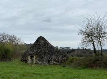 Randonnée Marche Saint-Vincent-le-Paluel - Un petit tour avec un château en ruine et une boîte - Photo