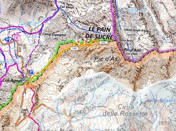 Tour Wandern Pontechianale - Pain de Sucre 400m+ depuis le col Agnel - Photo