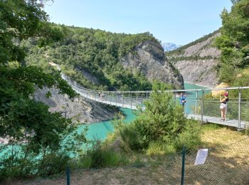 Randonnée Marche Treffort - Les passerelles himalayennes du lac Monteynard-Avignonnet - Photo