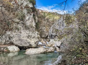 Trail Walking Estoublon - gorges de trevans sentier de valbonette - Photo