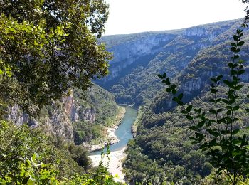 Excursión Senderismo Saint-Remèze - Gorges de l'Ardèche - bivouac de Gournier - Photo