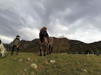 Trail Horseback riding La Chaudière - la Sierra col de la Chaudière Zig'Ane  - Photo