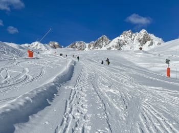 Excursión Esquí de fondo Tignes - Rando ski Tignes Le Lac Coronavirus  - Photo