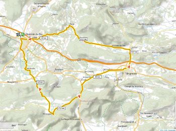 Trail Road bike Saint-Maximin-la-Sainte-Baume - Brignoles 760m+ depuis St Max - Photo