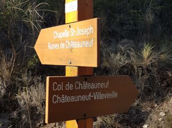 Trail Walking Châteauneuf-Villevieille - Mt Maccaron - Photo