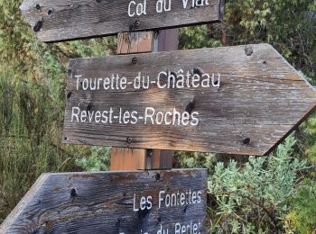 Trail Walking Tourette-du-Château - tour des font-elles ravin du berlet - Photo