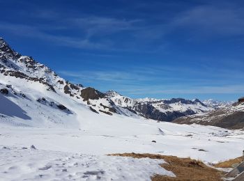 Trail Snowshoes Saint-Véran - Lac de la blanche a partir de st verran - Photo