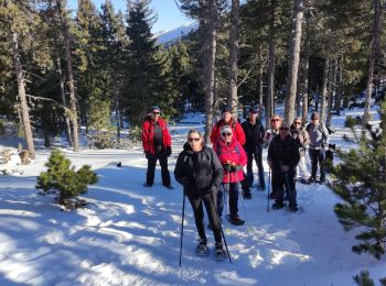 Tour Schneeschuhwandern Matemale - LA QUILLANE FAIT petit circuit - Photo