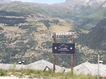 Tour Wandern Villaroger - les souliers, plan de l'aiguille refuge de Turia - Photo