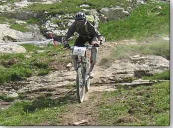 Tocht Mountainbike Les Deux Alpes - Free Raid Classic 2005 - Photo