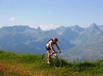 Trail Mountain bike La Plagne-Tarentaise - Roche de Mio, tunnel des Inversens, les Bauches - Photo