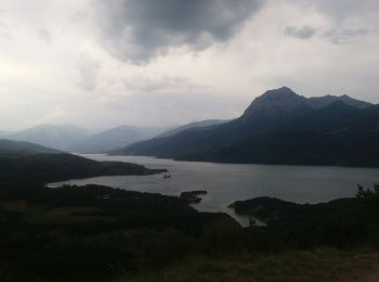 Tour Wandern Chorges - serré poncon : baie st Michel.  chanteloube . curatyes . baie - Photo