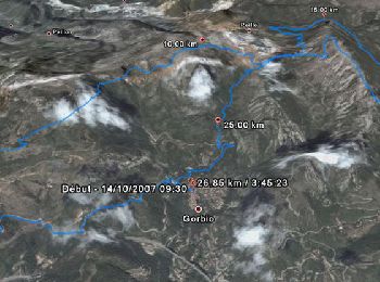 Percorso Corsa a piedi Gorbio - Trail de Gorbio 32km 2007 - Photo
