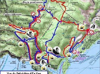 Randonnée V.T.T. Marseille - Gardiole - Calanques d'En Vau, de Port Pin et de Port Miou. - Photo