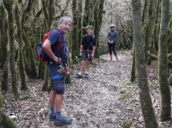 Tour Klettersteig Moirans-en-Montagne -  via Ferrata du regardoir - Photo