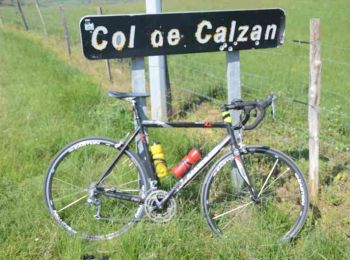 Tocht Fiets Foix - Col de Calzan et rencontre équestre - Photo