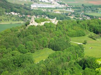 Tour Wandern Montfaucon - Le Château médiéval - Doubs - Photo