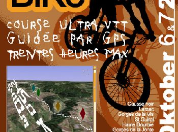 Trail Mountain bike Aguessac - GéoBike - Tour des Grands Causses - Edition 2008 - Photo