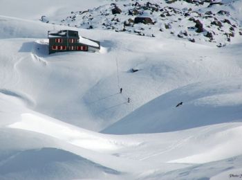 Tocht Sneeuwschoenen Laruns - Raquettes au Pic de Peyreget - Photo