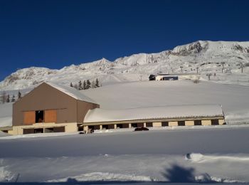 Randonnée Raquettes à neige Huez - Alpe d'Huez - Lac Besson - Photo