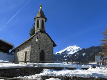 Tour Schneeschuhwandern Châtel - Randonnée entre la France et la suisse  - Photo