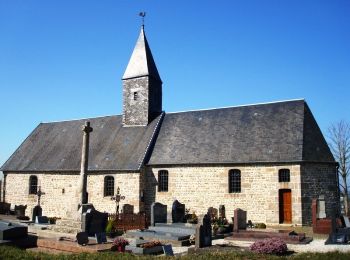 Tour Wandern Bourguenolles - Bourguenolles par le château de la lande d'Airou - Photo