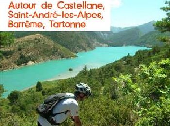 Trail Mountain bike Barrême - Espace VTT - FFC du Verdon et des Vallées de l'Asse - le tour des Barres n°16 -  Barrême - Photo