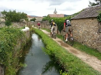 Trail Mountain bike La Couvertoirade - vtt larzac - Photo
