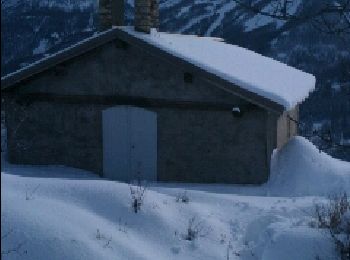 Tocht Sneeuwschoenen Le Monêtier-les-Bains - Tour de la Chapelle St Anne - Photo