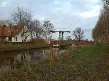 Trail Walking Moerbeke - Oost-Vlaanderen - Moerbeke:  Moervaart-Liniewegel - Photo