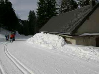 Excursión Deportes de invierno Mijoux -  Piste de la Petite Grand (rouge - 10,5km ) - Photo