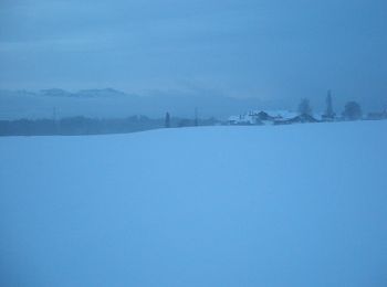 Trail Winter sports Morrens - Au boulot à ski, aller-retour, déc 2009 - Photo