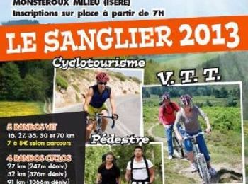 Tour Wandern Monsteroux-Milieu - Le Sanglier 2013 - Montsevenoux - Photo