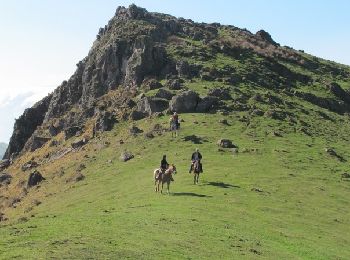 Tocht Paard Banca - Sentier des Contrebandiers - du Col d'Ehorrieta à St - Martin d'Arossa au Pays Basque - Photo