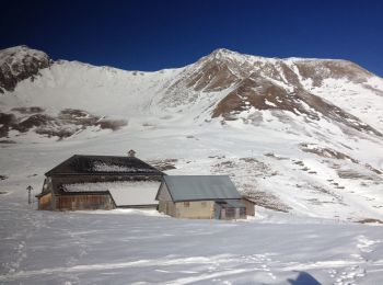 Tocht Sneeuwschoenen Le Grand-Bornand - la duche, Col des Annes, Terres rouges  - Photo