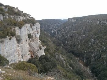 Trail Walking Cesseras - cesseras vers grotte d'aldene - Photo
