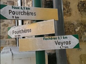 Percorso Marcia Pourchères - Pourchere Privas - Photo