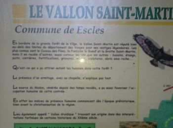 Tocht Stappen Escles - Le Vallon Saint-Martin - Photo