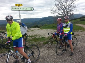 Excursión Bicicleta Saint-Péray - Col des Croix de Creysseille 114 km 26 04 2016 - Photo